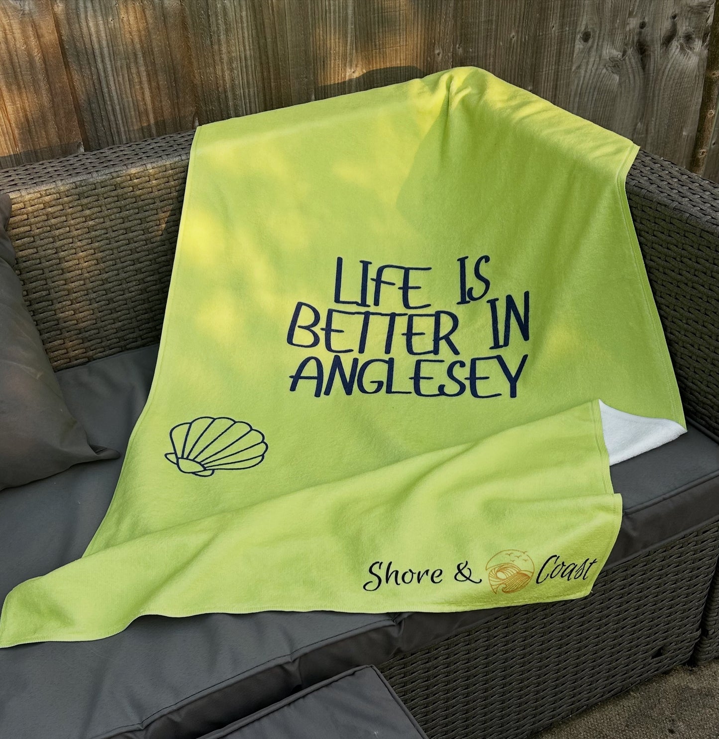 Slightly Imperfect Anglesey Beach Towel – £15