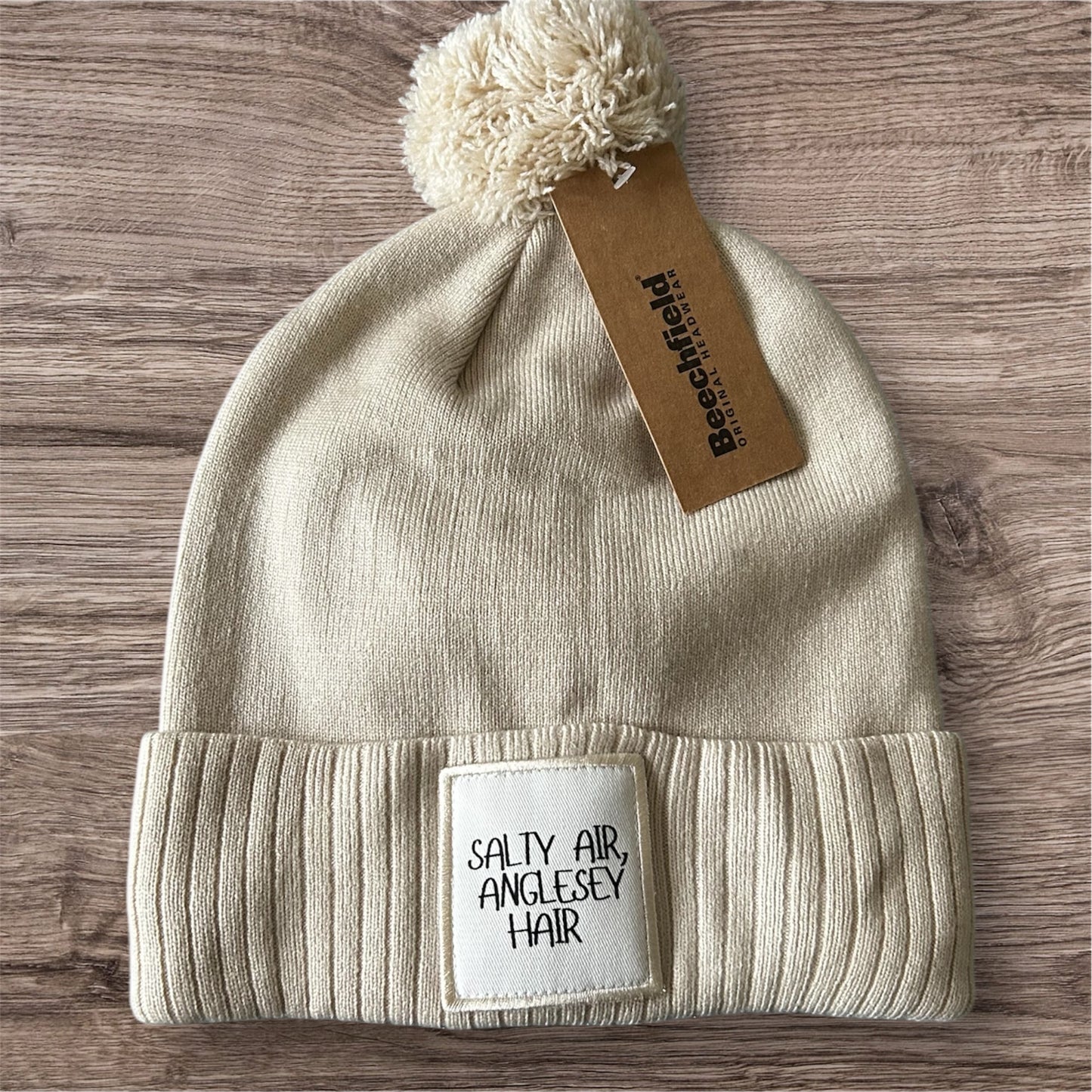 Salty Air, Anglesey Hair Pom Pom hat